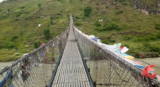 Pho Chhu Suspension Bridge:
